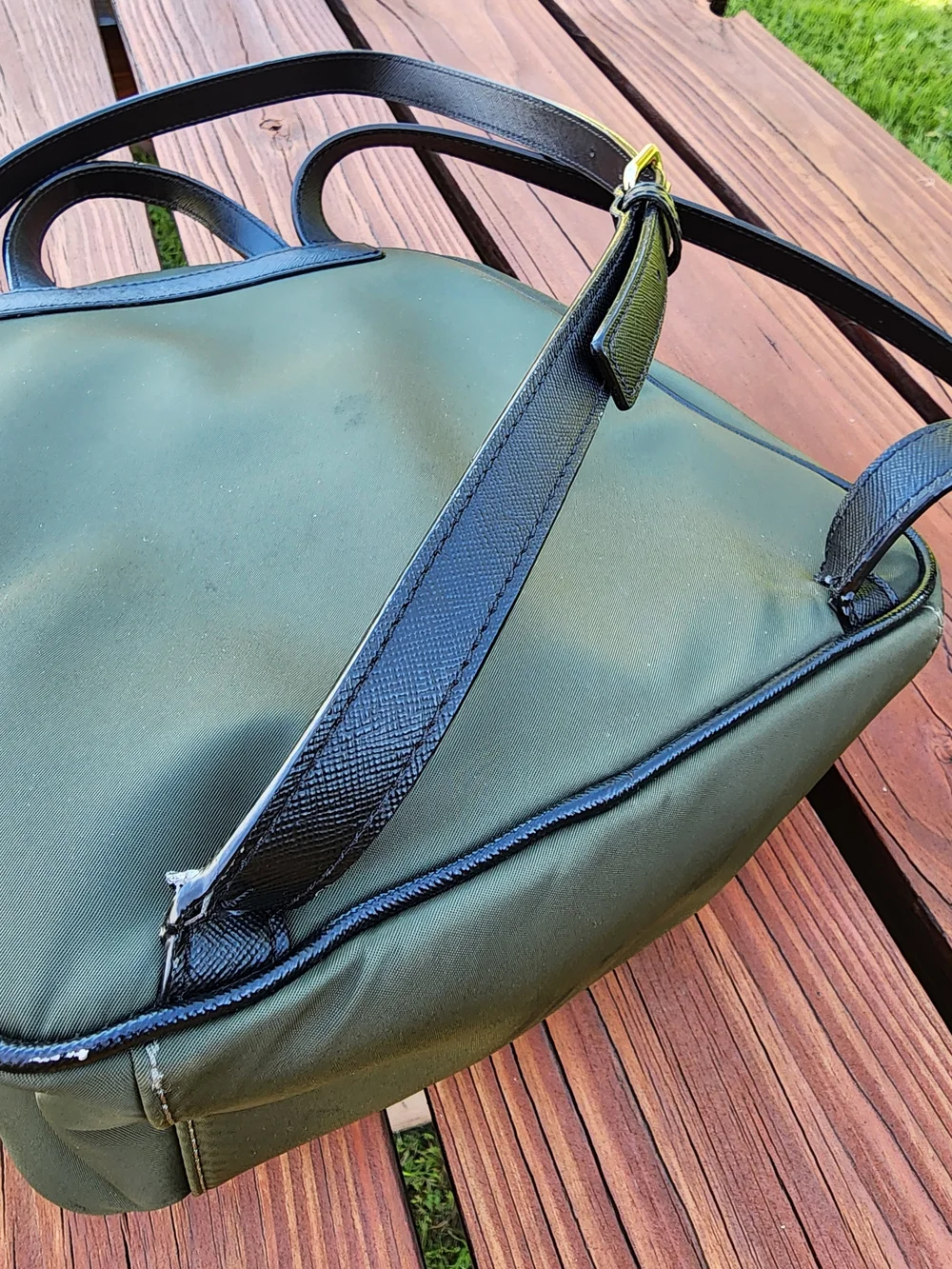 Kate Spade Olive Green Backpack